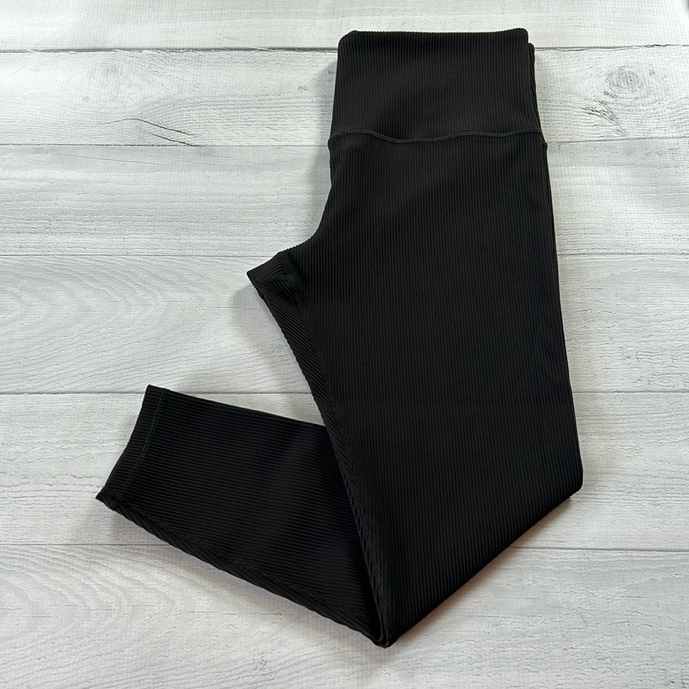 Athleta‎ Elation Rib Tight Sz 1X Black NWOT